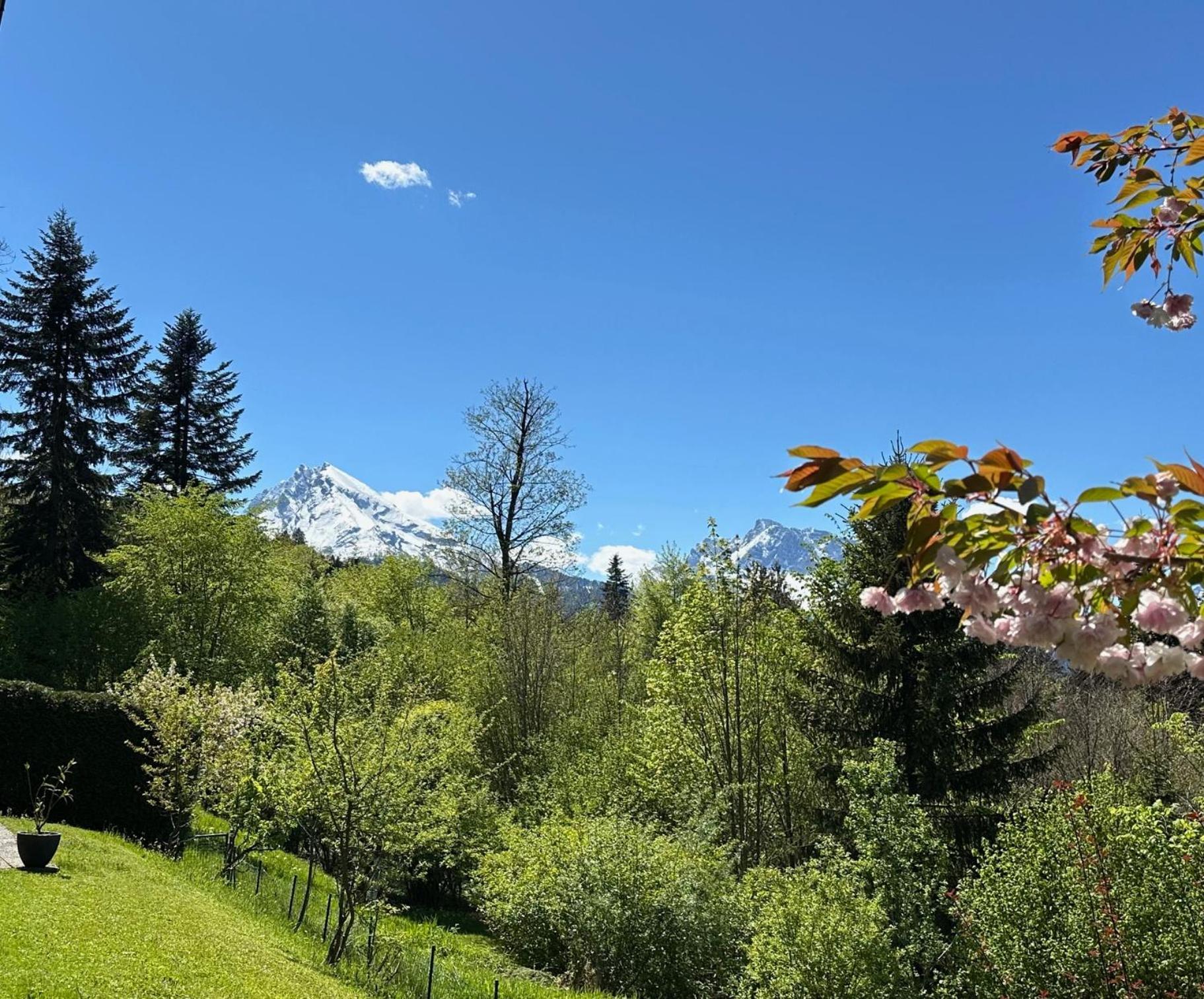 Fewo Zeitlos Mit Bergblick ベルヒテスガーデン エクステリア 写真